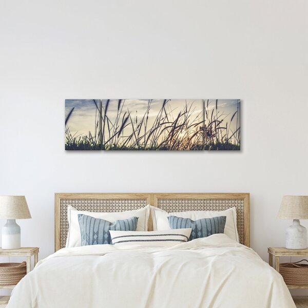 Obraz kwiatów łąkowych (170x50 cm)