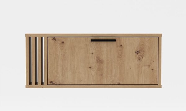 Konsola "LAMELLO-2w" dąb artisan 80cm, wisząca