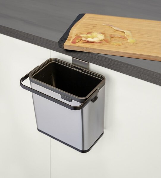 Pojemnik na odpadki organiczne w kolorze matowego srebra 3 l Colin – Wenko