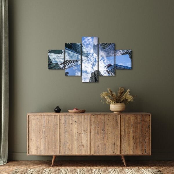 Obraz drapaczy chmur (125x70 cm)