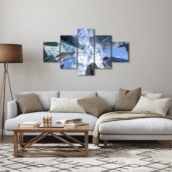 Obraz drapaczy chmur (125x70 cm)
