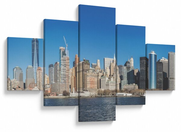 Obraz - Manhattan w Nowym Jorku (125x70 cm)