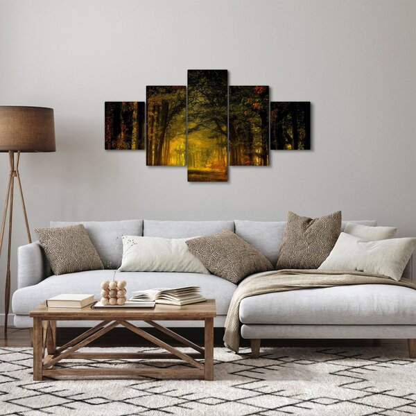 Obraz lasu (125x70 cm)