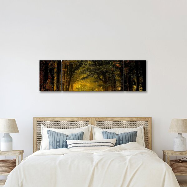 Obraz lasu (170x50 cm)
