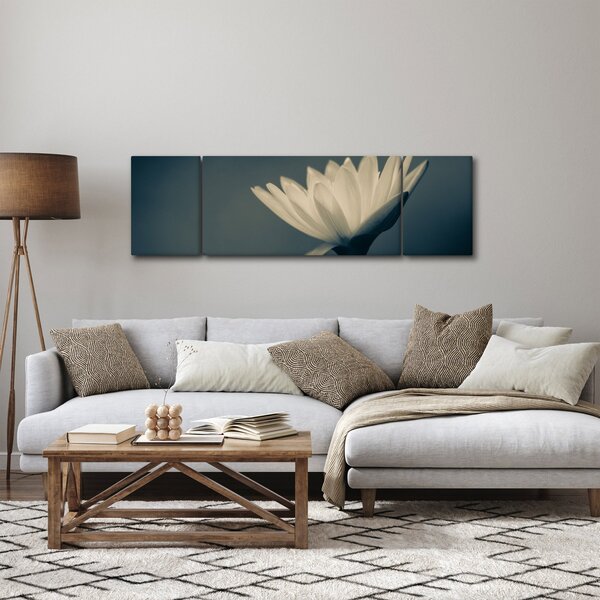 Obraz kwiatu (170x50 cm)