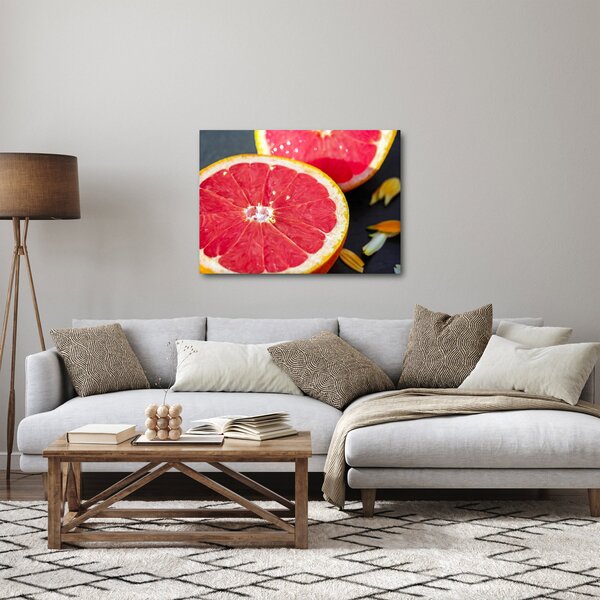 Obraz pokrojonych grejpfrutów (70x50 cm)