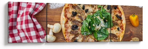 Obraz pizzy (170x50 cm)
