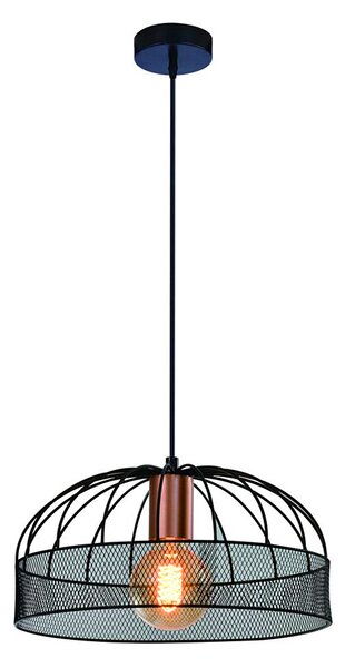 Czarna lampa wisząca w stylu industrialnym - T033 - Dargin