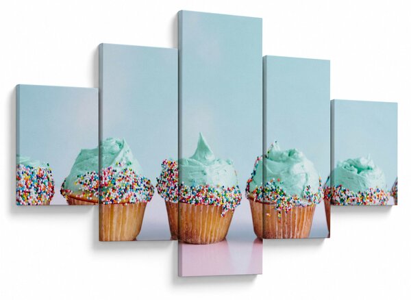 Obraz cupcakes (125x70 cm)