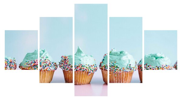 Obraz cupcakes (125x70 cm)