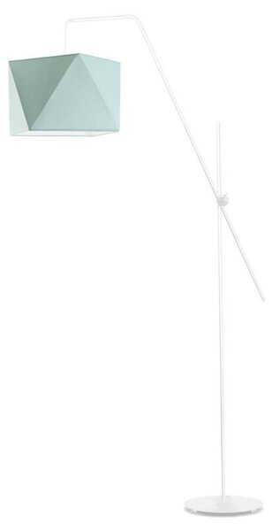 Lampa stojąca podłogowa przegubowa regulowana z abażurem diament MODERN