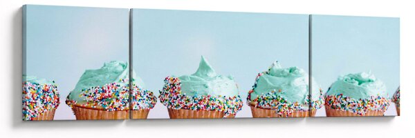 Obraz cupcakes (170x50 cm)