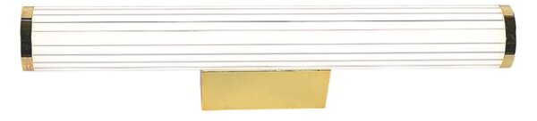 Kinkiet łazienkowy złoty podłużny 45 cm zmienna barwa nad lustro LED 8W VENA Light Prestige