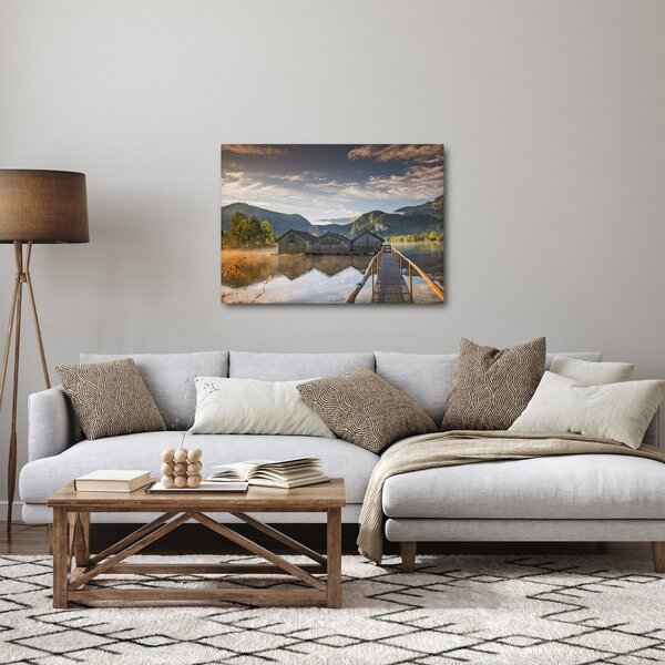 Obraz jeziora (70x50 cm)