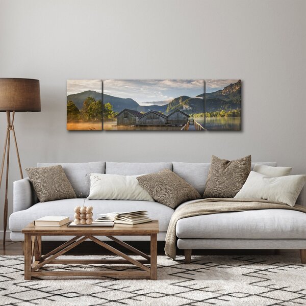 Obraz jeziora (170x50 cm)