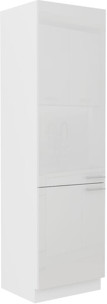 Wysoka szafka kuchenna słupek LARA 60 DK-210 2F Biały/Biały