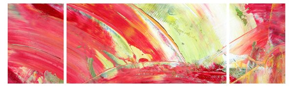 Obraz abstrakcji - malarstwo (170x50 cm)