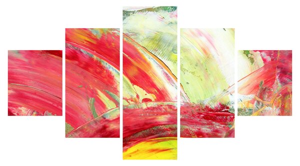 Obraz abstrakcji - malarstwo (125x70 cm)