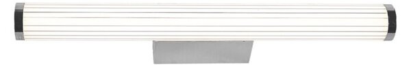 Kinkiet łazienkowy chromowany podłużny 60 cm zmienna barwa nad lustro LED 12W VENA Light Prestige