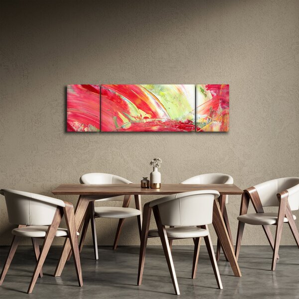 Obraz abstrakcji - malarstwo (170x50 cm)