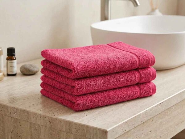 Ręcznik Classic mały purpurowy 30x50 cm, 100% bawełna