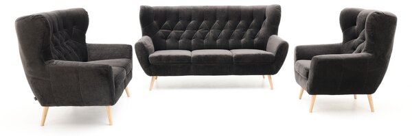 Zestaw wypoczynkowy Voss (fotel+sofa 2os.+sofa 3os.)
