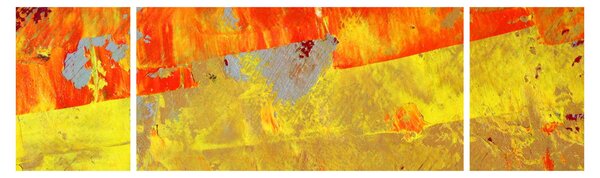 Obraz abstrakcji - malarstwo (170x50 cm)