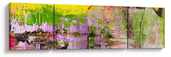 Obraz abstrakcji - malarstwo (170x50 cm)