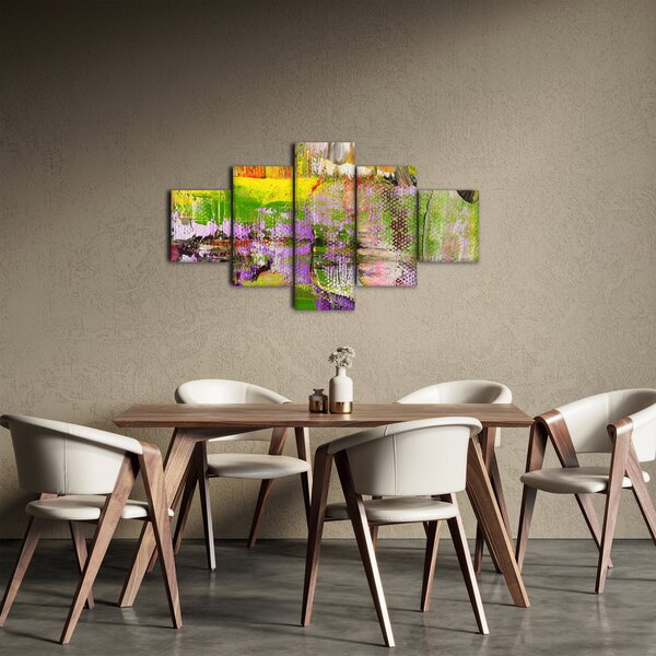 Obraz abstrakcji - malarstwo (125x70 cm)