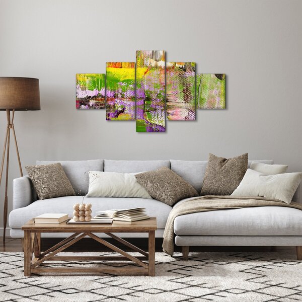 Obraz abstrakcji - malarstwo (125x70 cm)