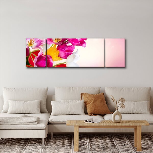 Obraz tulipanów (170x50 cm)