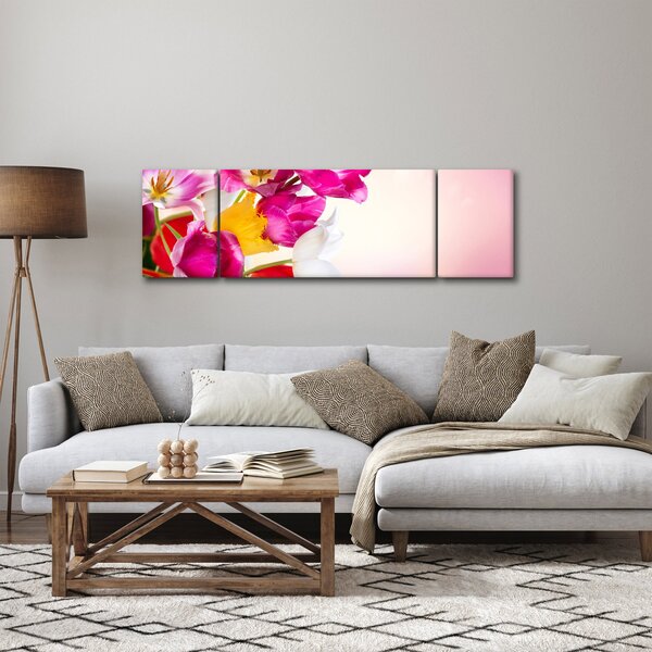 Obraz tulipanów (170x50 cm)