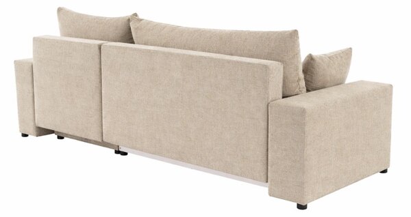 Kompaktowy narożnik z funkcją spania do salonu Sora L 242 cm - Express