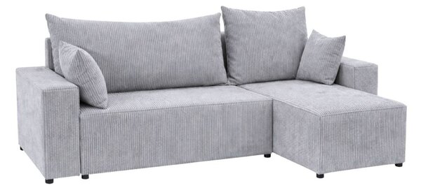 Kompaktowy narożnik z funkcją spania do salonu Sora L 242 cm - Express