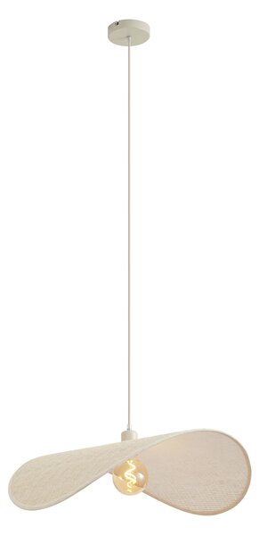 Nowoczesna Lampa Wisząca Beżowa 65cm - Hat