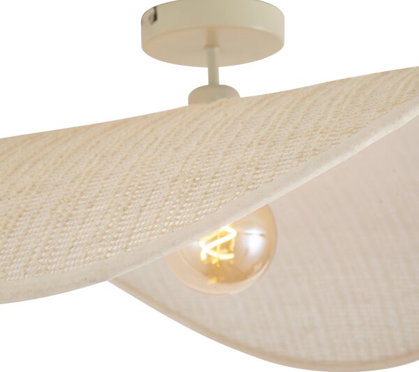 Nowoczesna Lampa Sufitowa Beżowa 65 cm - Hat
