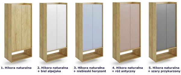 Szafa modułowa hikora + niebieski horyzont N5-F61