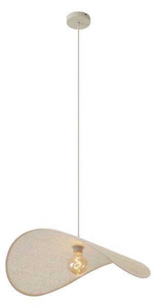 Nowoczesna Lampa Wisząca Beżowa 65cm - Hat
