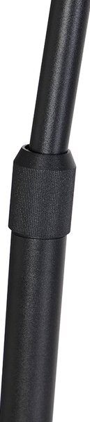 Nowoczesna lampa łukowa podłogowa czarna - XXL