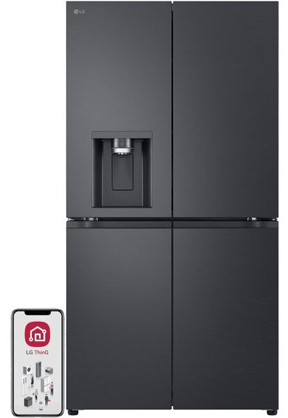 Lodówka LG GML960EVBE Multi Door 179cm Czarny mat Podajnik wody