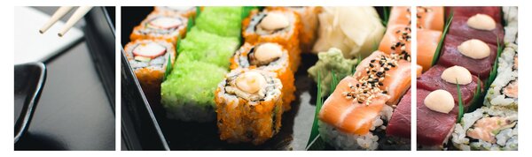 Obraz - Sushi (170x50 cm)