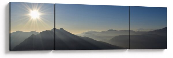 Obraz - Nad szczytami gór (170x50 cm)