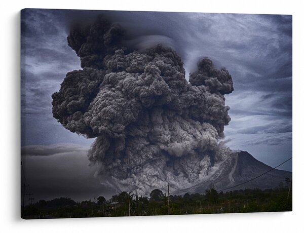 Obraz - Erupcja wulkanu (70x50 cm)