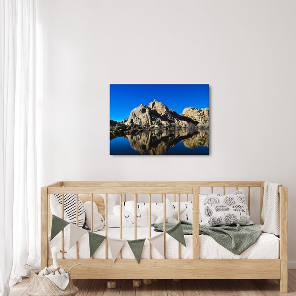 Obraz odbicia skał (70x50 cm)