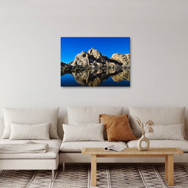 Obraz odbicia skał (70x50 cm)