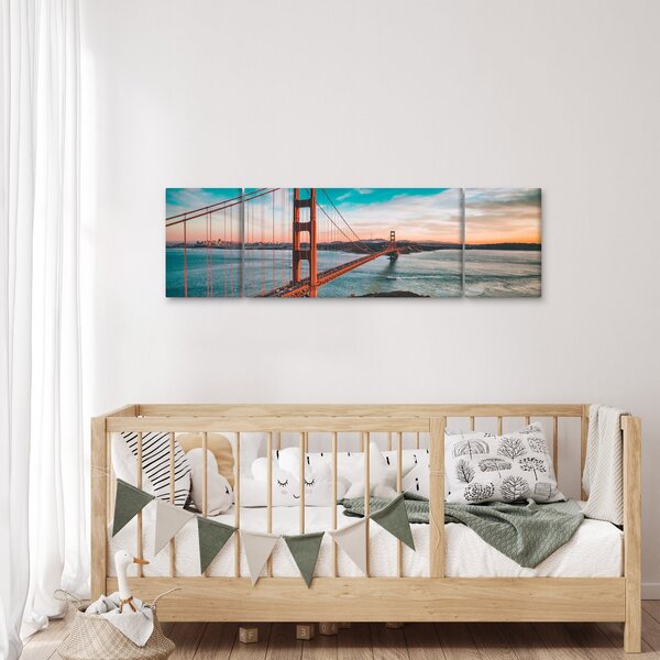 Obraz - Golden Gate, San Francisco (170x50 cm)