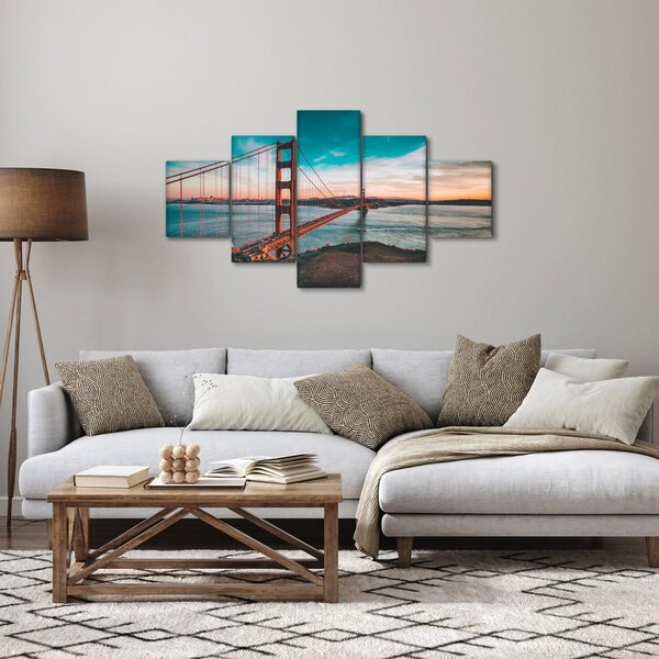 Obraz - Golden Gate, San Francisco (125x70 cm)