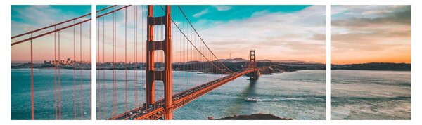 Obraz - Golden Gate, San Francisco (170x50 cm)