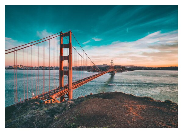 Obraz - Golden Gate, San Francisco (70x50 cm)