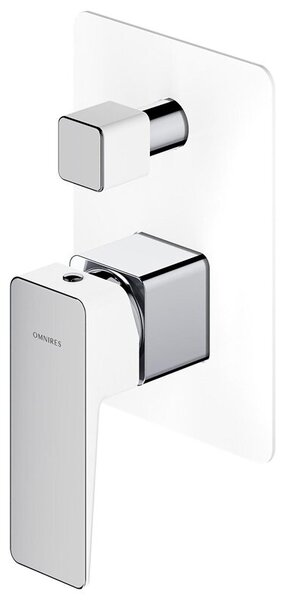 Bateria wannowa podtynkowa OMNIRES Parma PM7435 Chrom/Biały